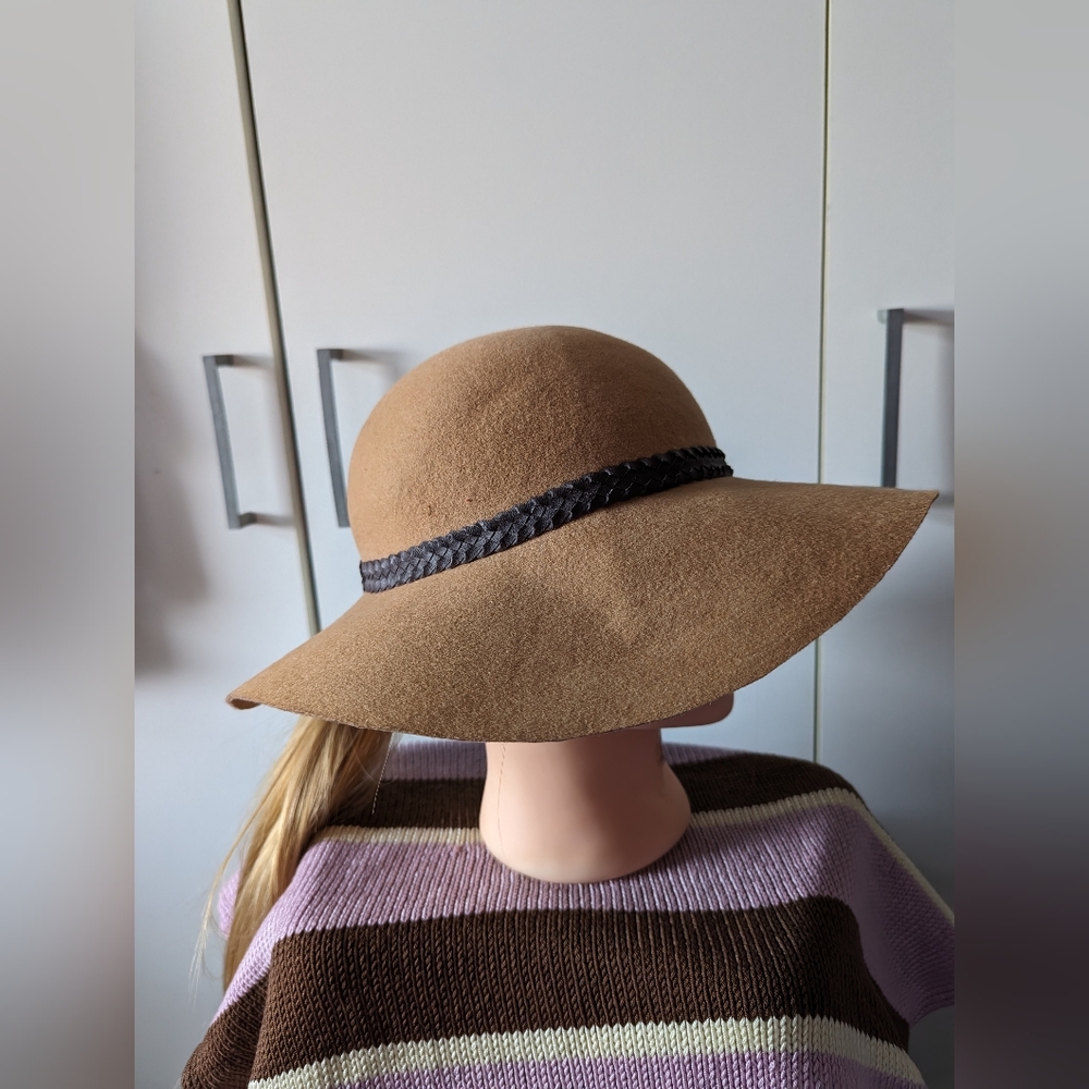 Brown Topshop Hat 100% Wool - Picture 6 of 9